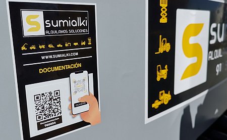 Nuevos códigos QR Sumialki, acceso a la documentación de nuestra maquinaria de alquiler en un solo clic