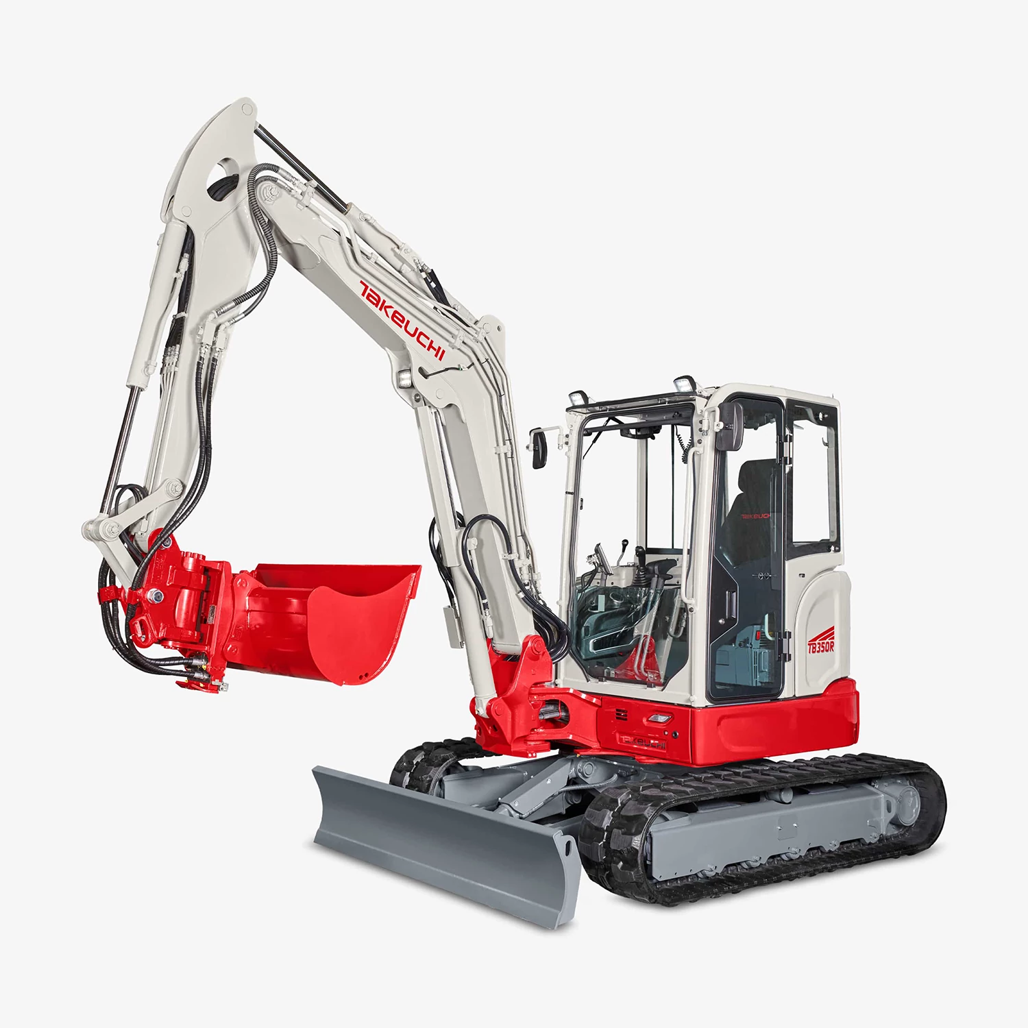 Takeuchi Excavadora de parte trasera corta TB350R
