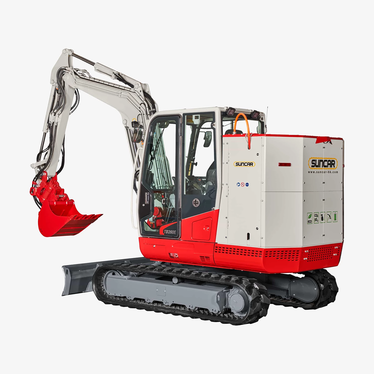 Takeuchi Excavadora de parte trasera corta TB260E