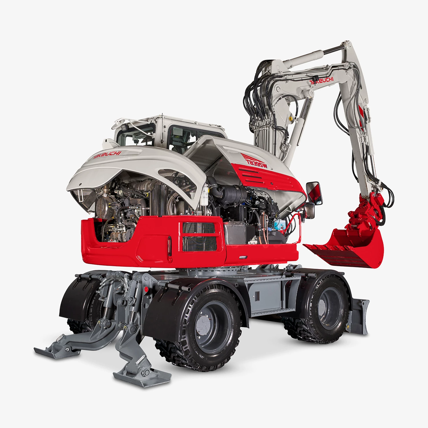 Takeuchi Excavadora de ruedas TB395W V(-P)